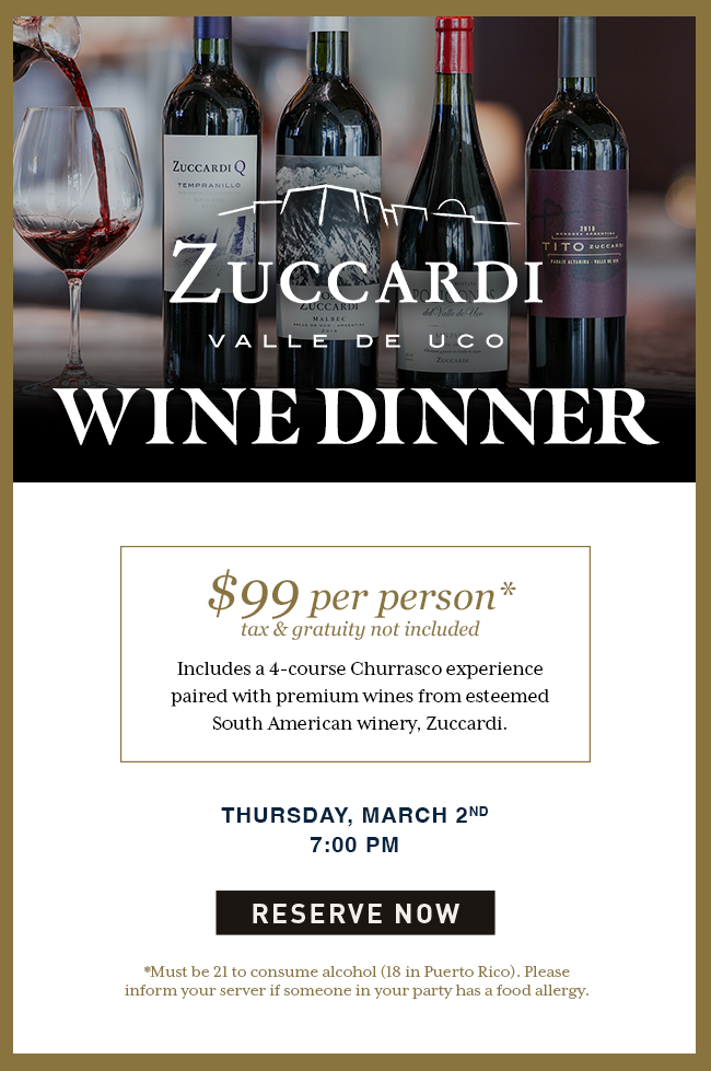Zuccardi Wine Dinner